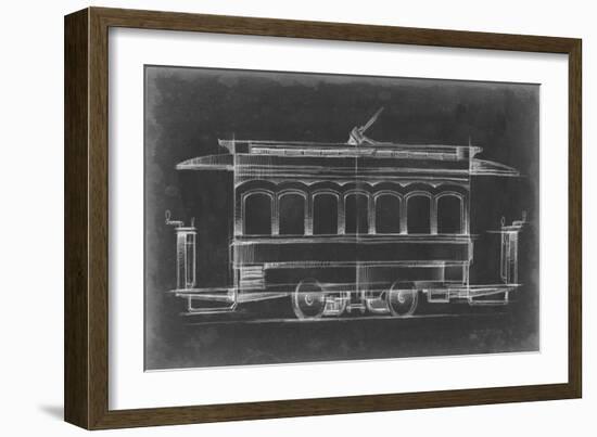 Vintage Streetcar II-Ethan Harper-Framed Art Print