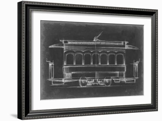 Vintage Streetcar II-Ethan Harper-Framed Art Print