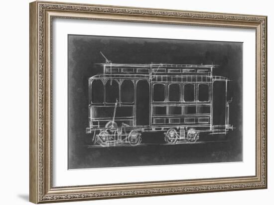 Vintage Streetcar IV-Ethan Harper-Framed Art Print