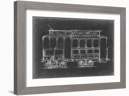 Vintage Streetcar IV-Ethan Harper-Framed Art Print