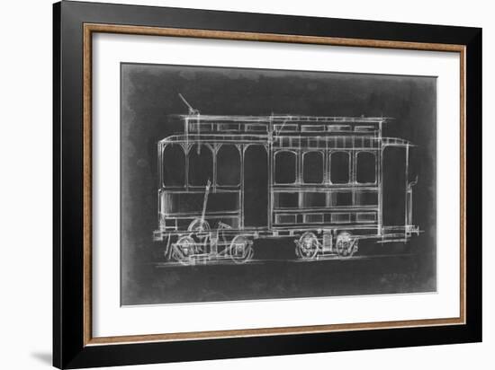 Vintage Streetcar IV-Ethan Harper-Framed Art Print