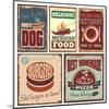 Vintage Style Tin Signs And Retro Posters-Lukeruk-Mounted Art Print