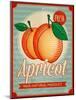 Vintage Styled Apricot-Marvid-Mounted Art Print