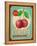 Vintage Styled Cherry-Marvid-Framed Stretched Canvas