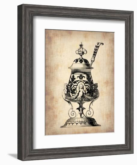 Vintage Sugar Bowl-NaxArt-Framed Art Print