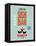 Vintage Sushi Bar Poster-avean-Framed Stretched Canvas