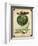 Vintage Sweet Melon Seed Packet-null-Framed Premium Giclee Print