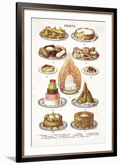 Vintage Sweets-The Vintage Collection-Framed Giclee Print