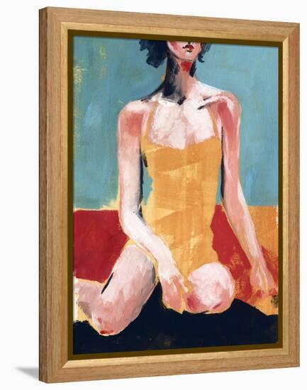 Vintage Swim I-Jennifer Parker-Framed Stretched Canvas