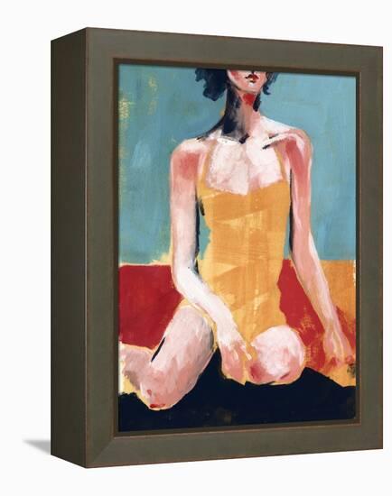 Vintage Swim I-Jennifer Parker-Framed Stretched Canvas