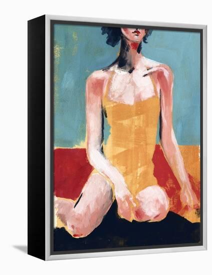 Vintage Swim I-Jennifer Parker-Framed Stretched Canvas