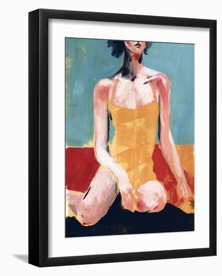 Vintage Swim I-Jennifer Parker-Framed Art Print