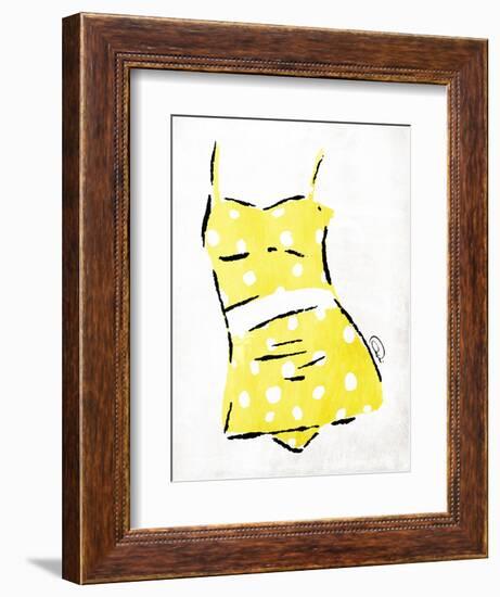 Vintage Swimsuit 2-OnRei-Framed Art Print