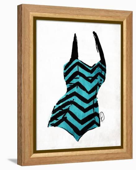 Vintage Swimsuit 4-OnRei-Framed Stretched Canvas