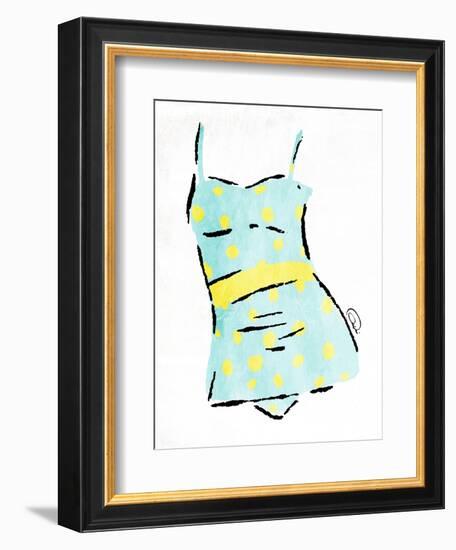 Vintage Swimsuit Pastel 2-OnRei-Framed Art Print