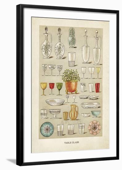 Vintage Tableglass-The Vintage Collection-Framed Giclee Print