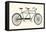 Vintage Tandem Bicycle-hauvi-Framed Stretched Canvas