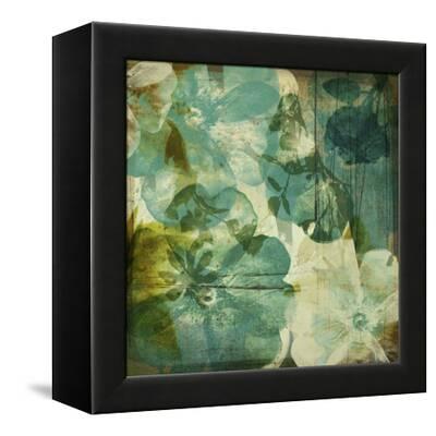 Vintage Teal Blooms Ii Art Print Ricki Mountain Art Com