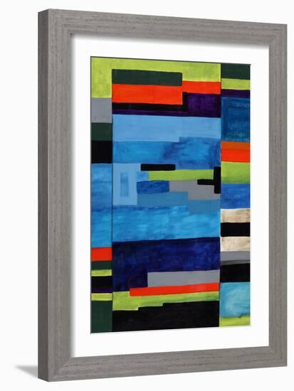 Vintage Tetris-Brent Abe-Framed Giclee Print