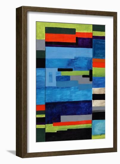 Vintage Tetris-Brent Abe-Framed Giclee Print