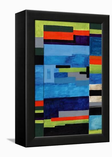 Vintage Tetris-Brent Abe-Framed Premier Image Canvas