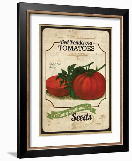 Vintage Tomato Seed Packet-null-Framed Giclee Print