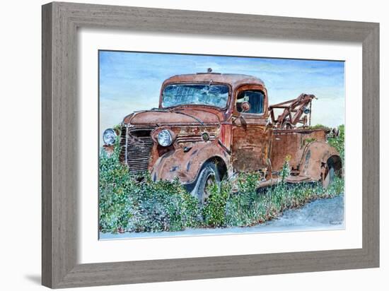 Vintage Tow Truck, 2007-Anthony Butera-Framed Giclee Print