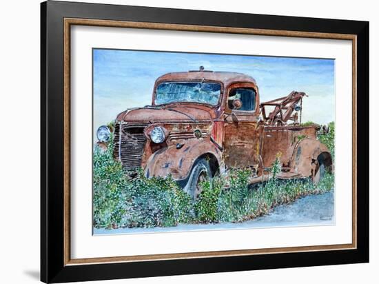 Vintage Tow Truck, 2007-Anthony Butera-Framed Giclee Print