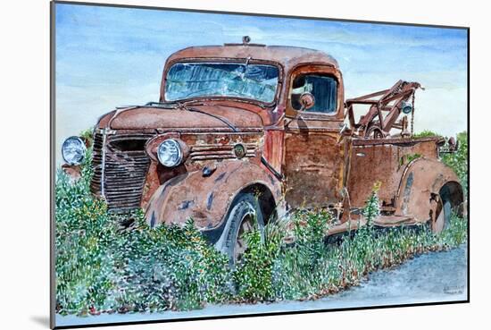 Vintage Tow Truck, 2007-Anthony Butera-Mounted Giclee Print