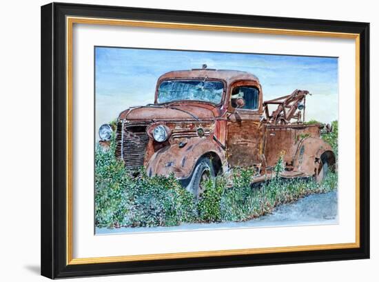 Vintage Tow Truck, 2007-Anthony Butera-Framed Giclee Print