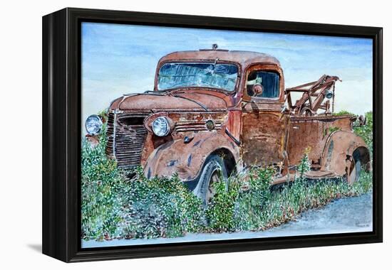 Vintage Tow Truck, 2007-Anthony Butera-Framed Premier Image Canvas