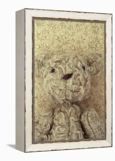 Vintage Toy Bear-Den Reader-Framed Premier Image Canvas