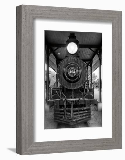 Vintage Train I BW-Debra Van Swearingen-Framed Photographic Print