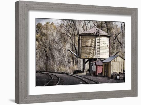 Vintage Train Yard I-Kathy Mahan-Framed Photographic Print