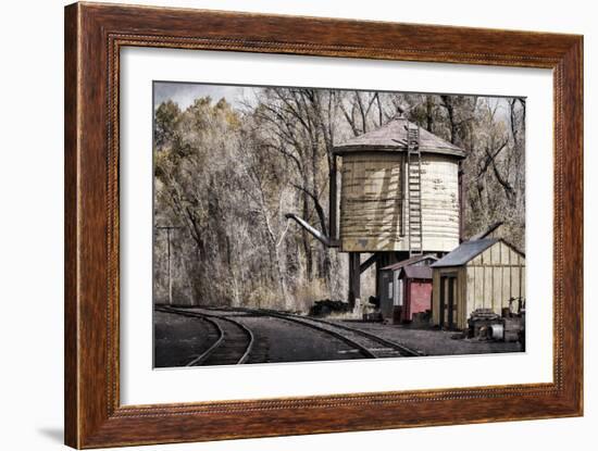 Vintage Train Yard I-Kathy Mahan-Framed Photographic Print