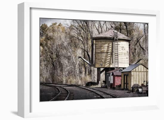 Vintage Train Yard I-Kathy Mahan-Framed Photographic Print