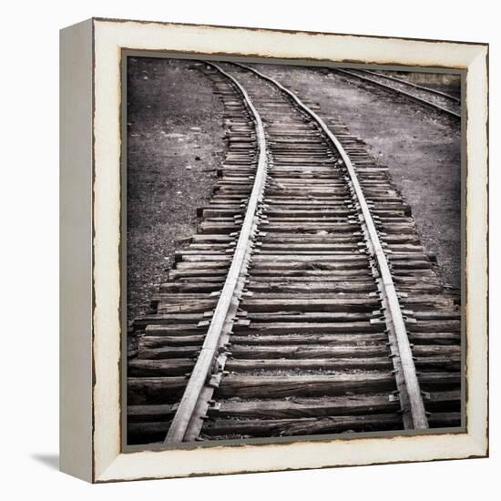 Vintage Train Yard IV-Kathy Mahan-Framed Premier Image Canvas