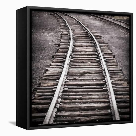 Vintage Train Yard IV-Kathy Mahan-Framed Premier Image Canvas