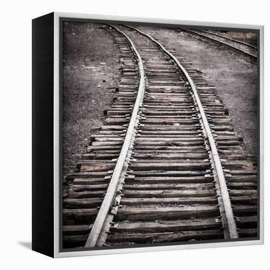 Vintage Train Yard IV-Kathy Mahan-Framed Premier Image Canvas