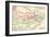 Vintage Transport Map-The Vintage Collection-Framed Giclee Print