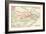 Vintage Transport Map-The Vintage Collection-Framed Giclee Print