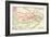 Vintage Transport Map-The Vintage Collection-Framed Giclee Print