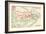 Vintage Transport Map-The Vintage Collection-Framed Giclee Print