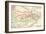 Vintage Transport Map-The Vintage Collection-Framed Giclee Print