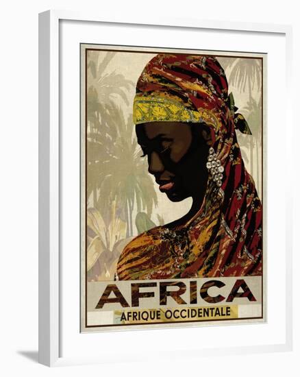 Vintage Travel Africa-The Portmanteau Collection-Framed Giclee Print