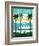 Vintage Travel Island Escape-Michael Mullan-Framed Premium Giclee Print