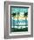 Vintage Travel Island Escape-Michael Mullan-Framed Art Print