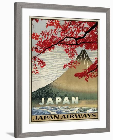 Vintage Travel Japan-The Portmanteau Collection-Framed Giclee Print