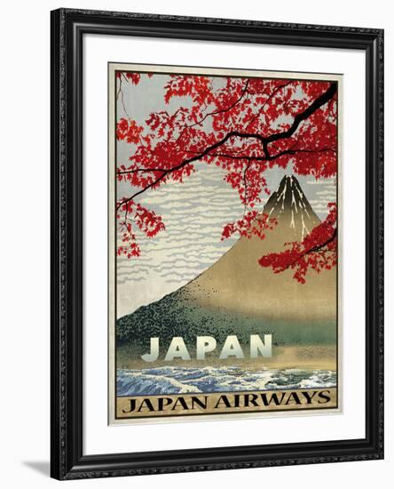 Vintage Travel Japan-The Portmanteau Collection-Framed Giclee Print