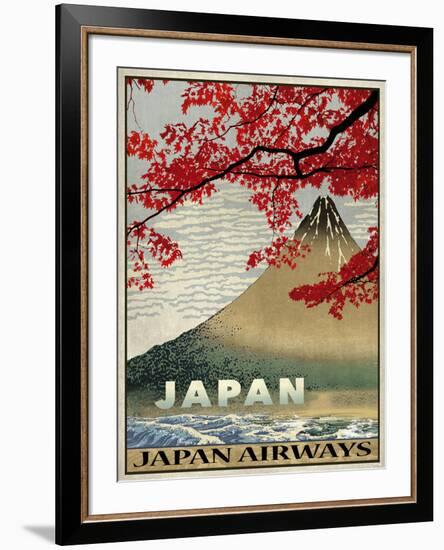 Vintage Travel Japan-The Portmanteau Collection-Framed Giclee Print